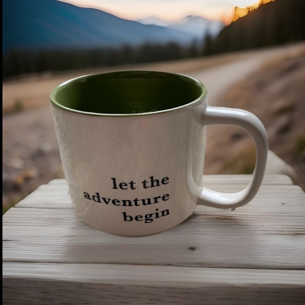 Threshold Coffee Cup Let the Adventure Begin Mug